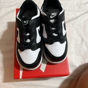 Nike Kids Black and White Sneakers